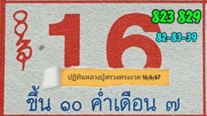 เลขเด็ด 16 6 67